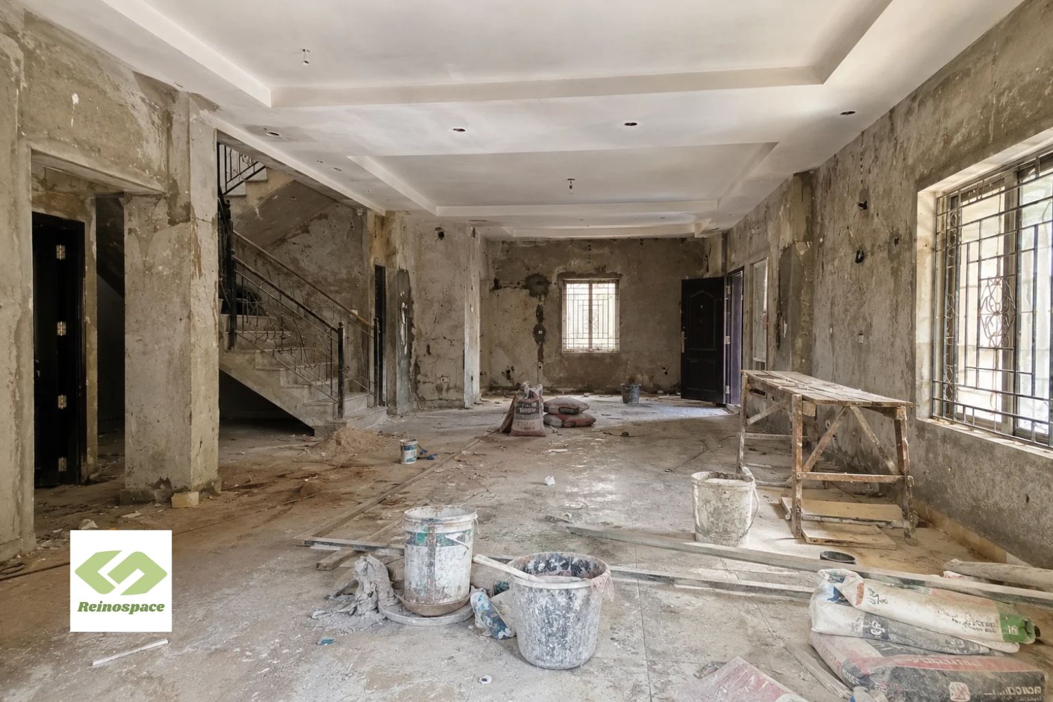 Before image: A Two Storey House Renovation Project in Ikeja